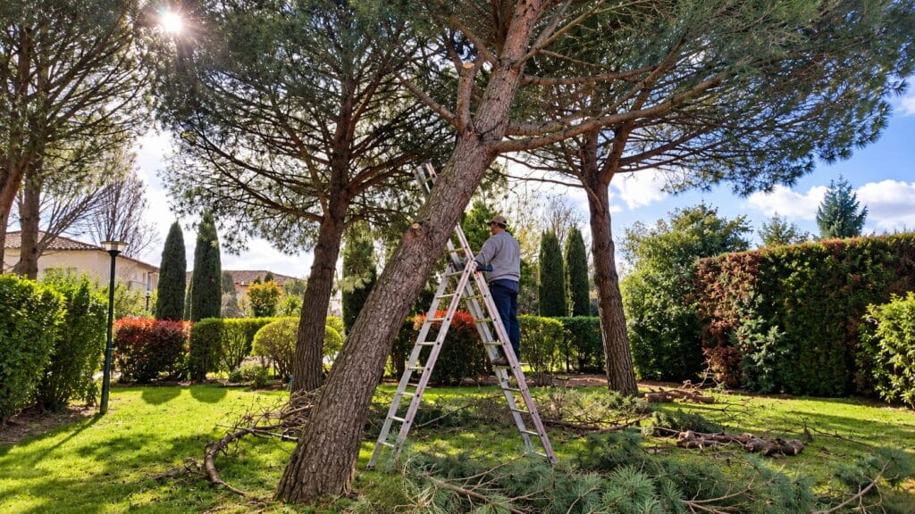 Comment abattre un arbre à Toulouse Julien Jardinier bio Jardinier Paysagiste Toulouse
