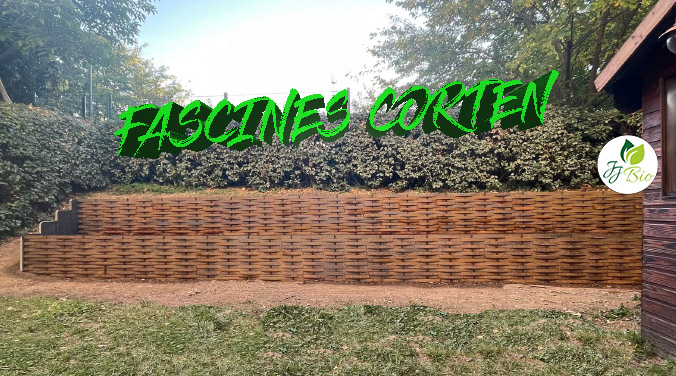 Pose fascines corten à Toulouse