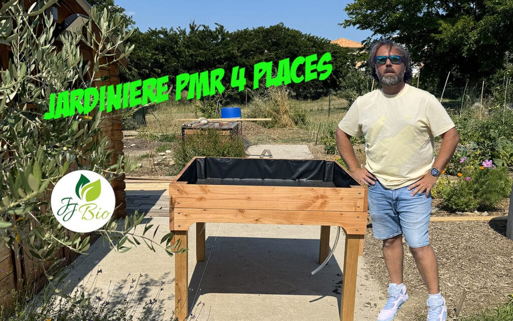 Dernier modèle jardinière PMR 4 places v