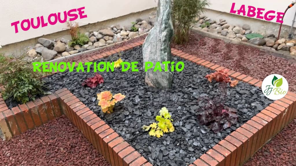 Rénovation de patio à Toulouse par Julien jardinier bio jardinier paysagiste